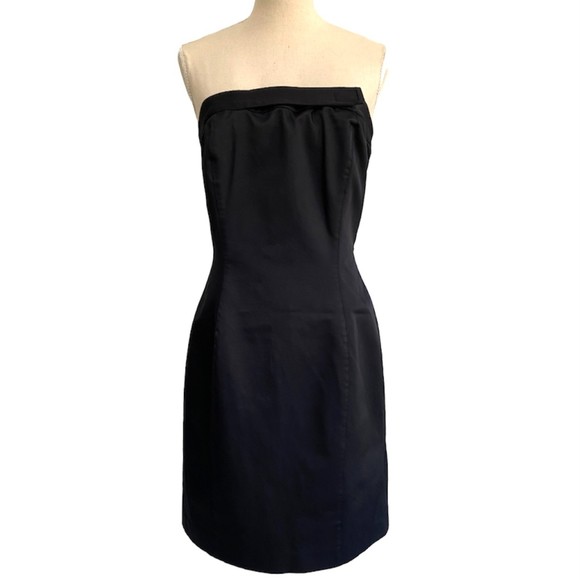 Express Dresses & Skirts - Express Stretch Strapless Cocktail Dress w/ Velcro for Fit Adjustment S-1/2 Blck